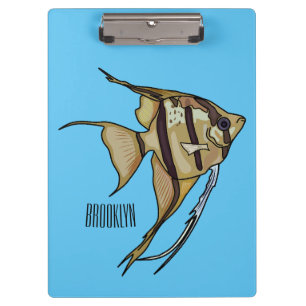 Angelfish cartoon illustratie klembord