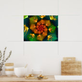 Angelfish Spiral Poster (Keuken)