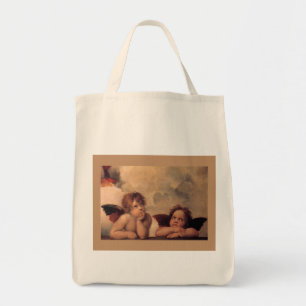angelgeloof Raphael oude schilderij zegen Tote Bag