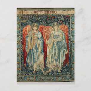 Angeli Laudantes door Sir Edward Burne-Jones Postk Briefkaart