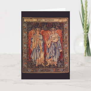 Angeli Laudantes door Sir Edward Coley Burne Jones Feestdagen Kaart