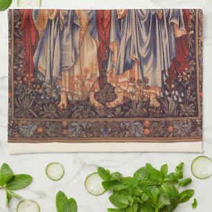 Angeli Laudantes door Sir Edward Coley Burne Jones Theedoek