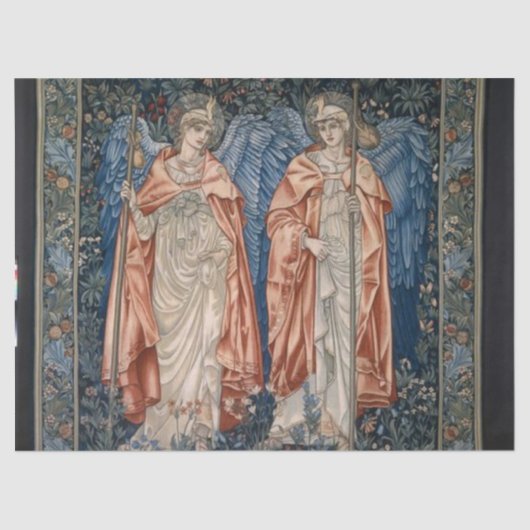 Angeli Ministrantes van Sir Edward Burne-Jones Tissuepapier (Voorkant)