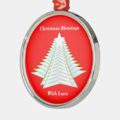 Angelic Abstract Tree Metalen Ornament (Links)