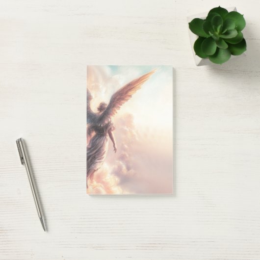 Angelic Angel Sky Clouds Post-it® Notes (Kantoor)