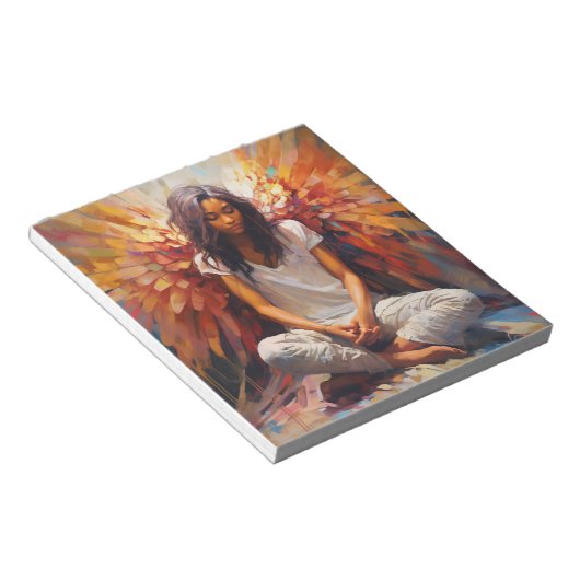 Angelic art note pad notitieblok (Schuin)