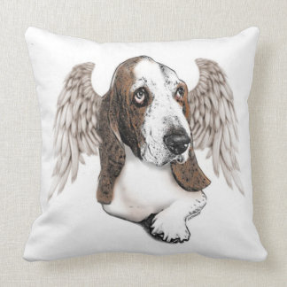 Angelic Basset Hound Kussen