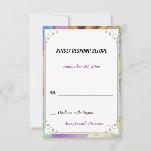 ANGELIC CHRISTMAS PARTY RSVP RESPONS (Voorkant)