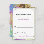 ANGELIC CHRISTMAS PARTY RSVP RESPONS (Voorkant / Achterkant)