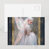 Angelic Fairy Vrouw Fantasy Kunst Briefkaart (Voorkant / Achterkant)