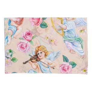 Angelic Florals: Cupidopatroon Kussensloop