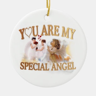 Angelic Heavenly "You are My Special Angel" Keramisch Ornament