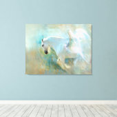 Angelic Horse Canvas Afdruk (Insitu (Houten vloer))