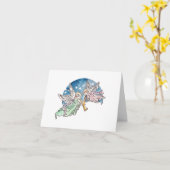 Angelic Hymn design wenskaart Kaart (Gele Bloem)