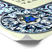 Angelic Invocation | Hebreeuws, Engels Poster (Hoek)