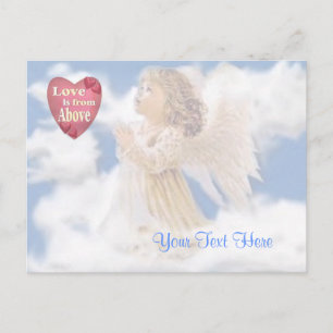 Angelic Love is van bovenaf Briefkaart