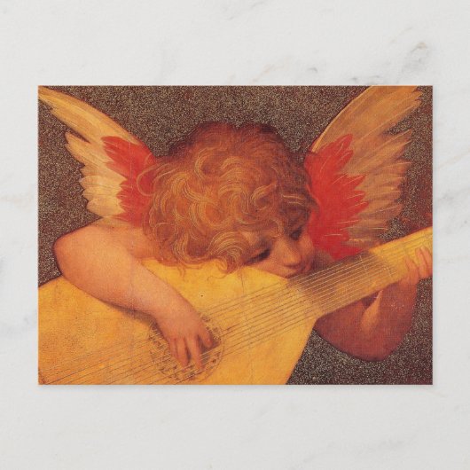 Angelic Musician Briefkaart (Voorkant)