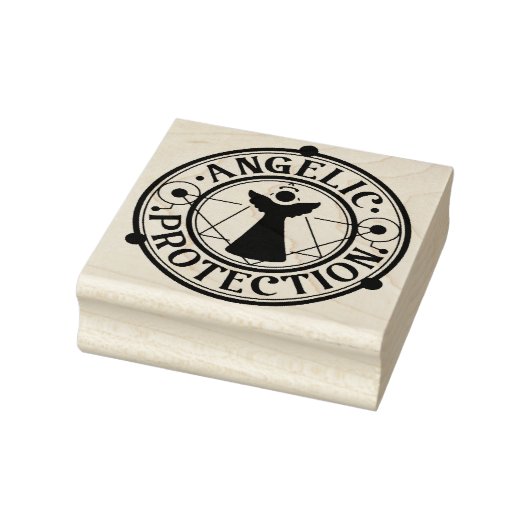 Angelic Protection Rubber Stamp Rubberstempel (Stempel)