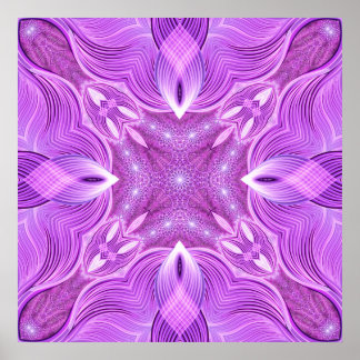 Angelic Realm Mandala Poster