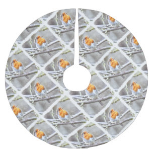 Angelic Robin Waterverf Kerstboom Rok