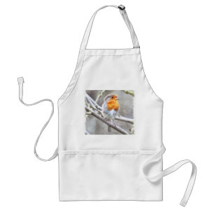 Angelic Robin Waterverf Standaard Schort