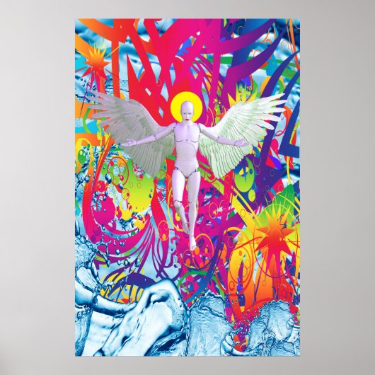 Angelic Robot Poster (Voorkant)