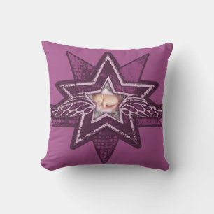 Angelic star ajouter votre propre coussin photo