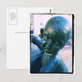 Angelic Statue - Barcelona, Spanje Briefkaart (Voorkant / Achterkant)