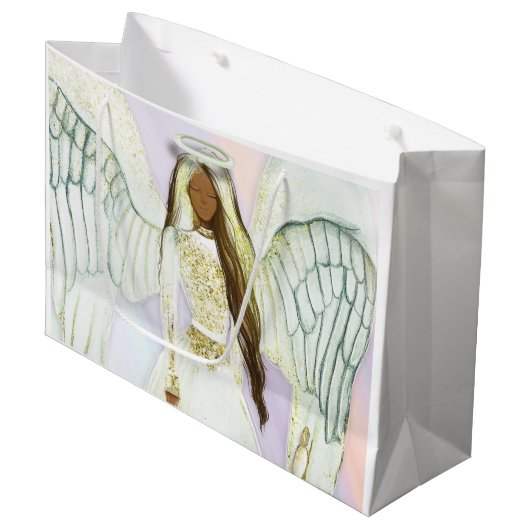 Angelic Tissue Paper Groot Cadeauzakje (Voorkant Gekanteld)