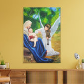 Angelic viool canvas afdruk (Insitu (Woonkamer))