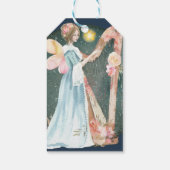 Angelic Winter Music Plays Angel Cadeaulabel (Achterkant)