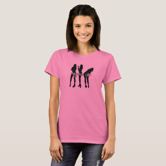 Angelica Gurl "Logo Gurls" [zwart en wit] T-shirt