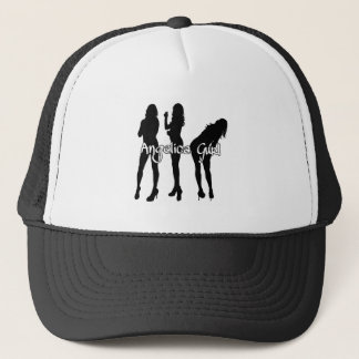 Angelica Gurl "Logo Gurls" [zwart en wit] Trucker Pet