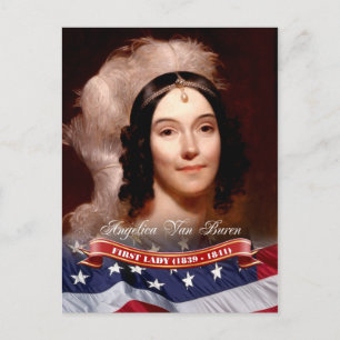 Angelica Van Buren, First Lady of the U.S. Briefkaart