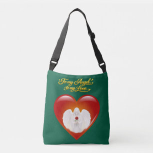 AngelicFaith GoldenHeart Crossbody Tas