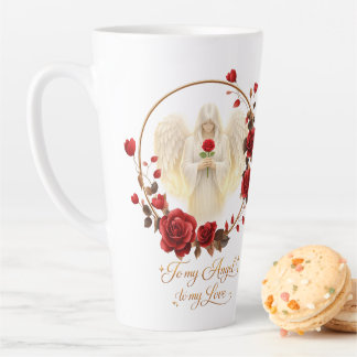 AngelicFaith GoldenHeart Latte Mok