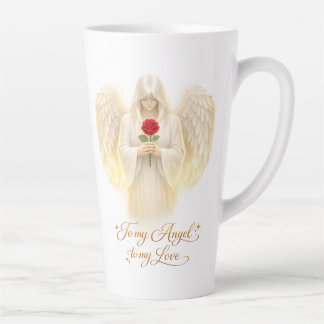 AngelicFaith GoudenHart Latte Mok