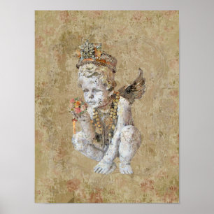 Angelik 16x12 / CANVAS & SIZE OPTIES - Poster