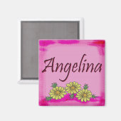 Angelina Daisy Magnet (Recto/Verso)