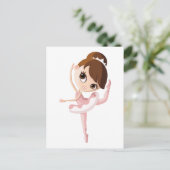 Angelina de Ballerina Briefkaart (Staand voorkant)