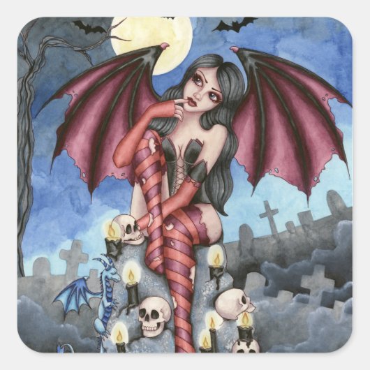 Angelique - Vampier Fairy Sticker (Voorkant)