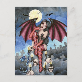 Angelique - Vampire Fairy Briefkaart