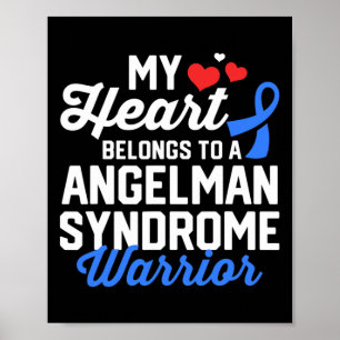 Angelman Syndrome Warrior Survivor Support Awarene Poster