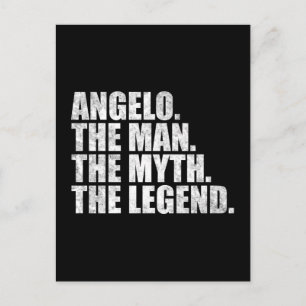 Angelo naam, Angelo De Man De Mythe De Legende Briefkaart