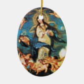 Angels and Immaculate Conception of Virgin Keramisch Ornament (Voorkant)