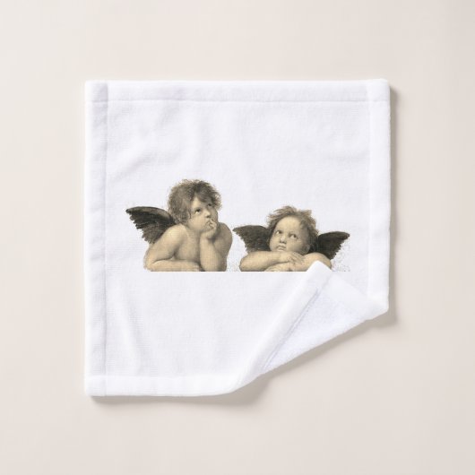 Angels - anges - Raphael - Vintage (Gant de toilette)