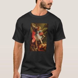 Angels Archangel Michael Defetsing Satan T-shirt