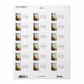 Angels Bezoek Shepherds  adreslabel Etiket (Full Sheet)