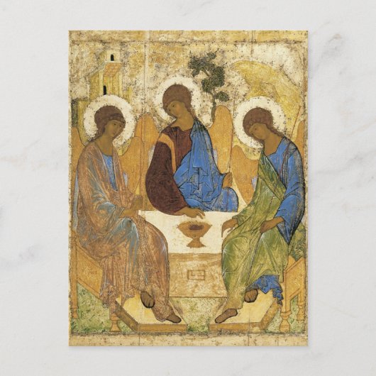 Angels bij Mamre Trinity Briefkaart (Voorkant)