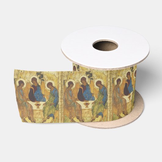 Angels bij Mamre Trinity Satin Ribbon Lint (Spoel)
